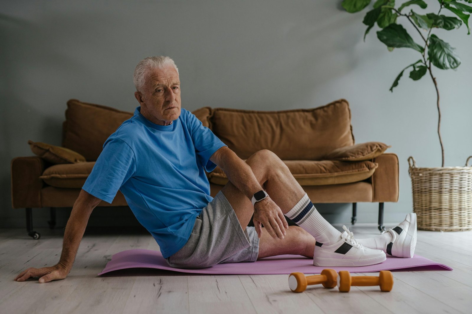 senior, yoga, santé